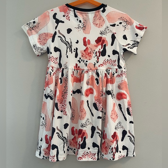 Toddler Girls Graphic Printed Summer Dress - Picture 2 of 7